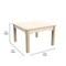 Flash Furniture 23.5 in W, 23.5 in L, 14.5 in H, Beechwood, Birch Plywood, Beech MK-ME088007-GG - alternate 3